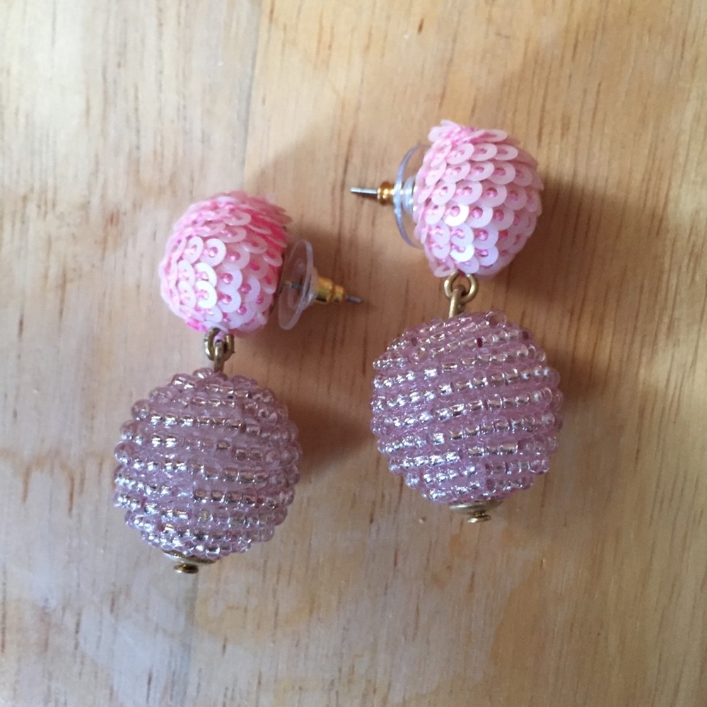 J. Crew beaded drop dangling earrings